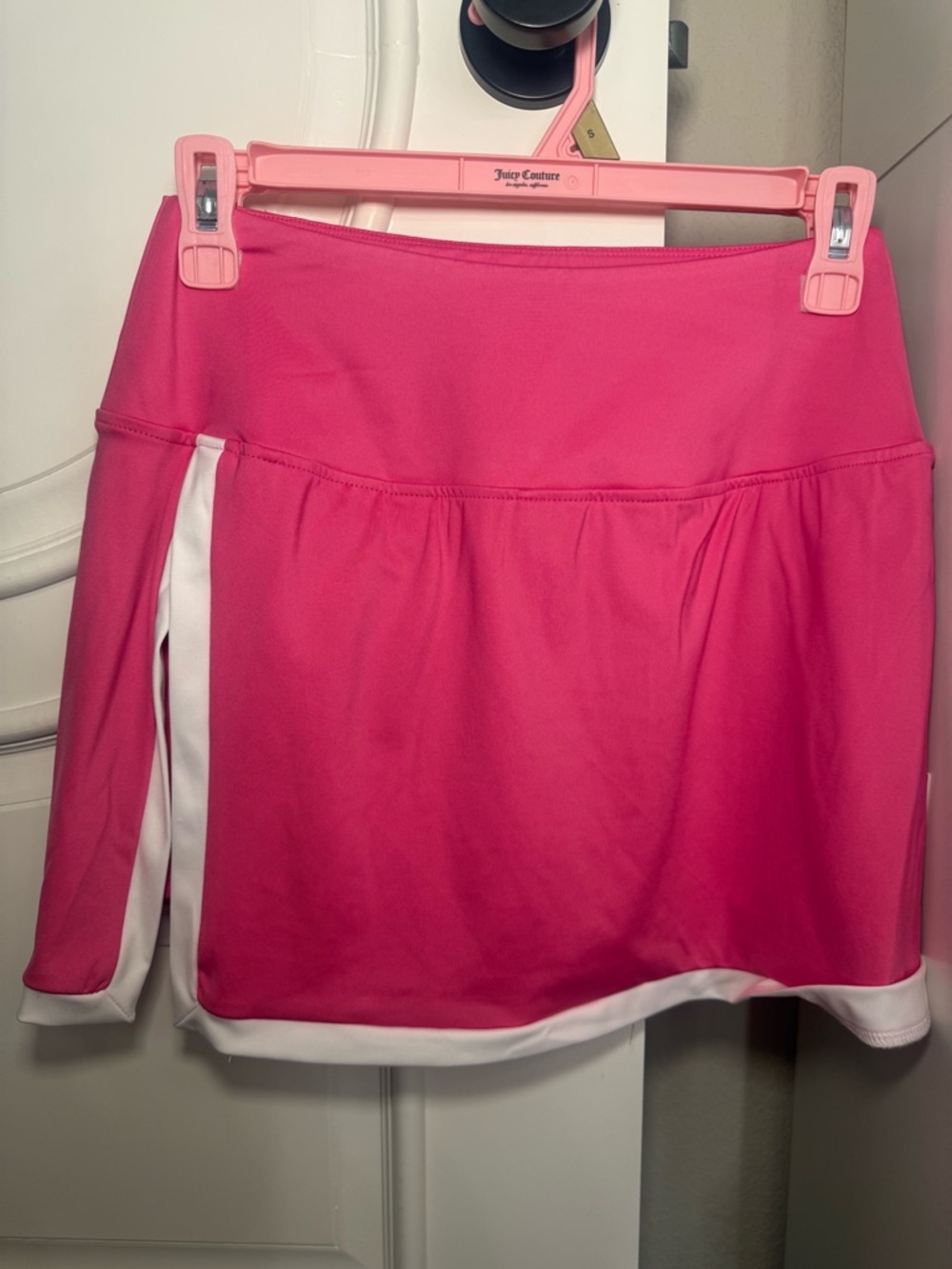 Juicy Couture Pink Sport Skort with White Logo - Picture 2 of 10
